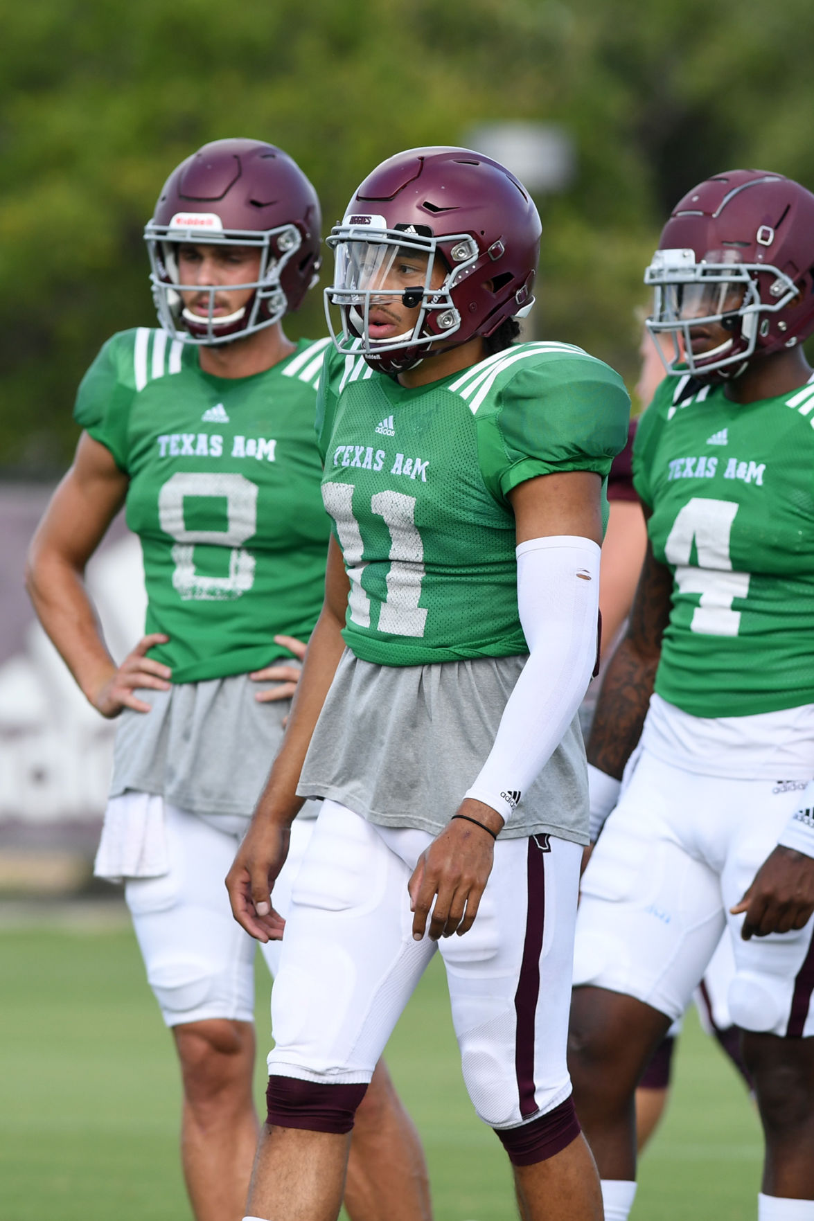 Aggie football practice